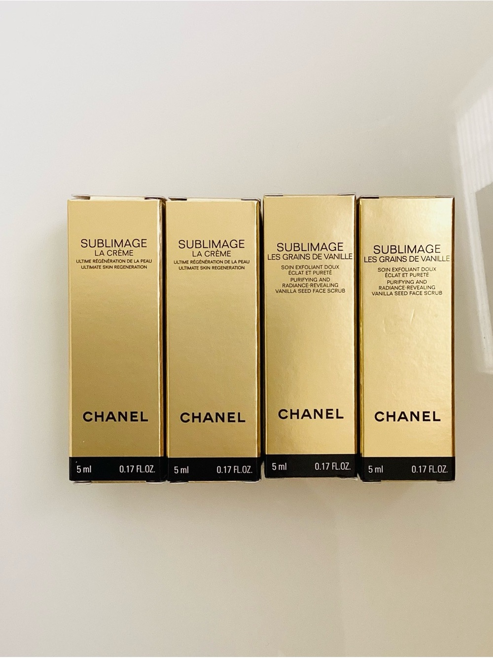 CHANEL Sublimage La Crème & Les Grains de Vanille Set - Gold
